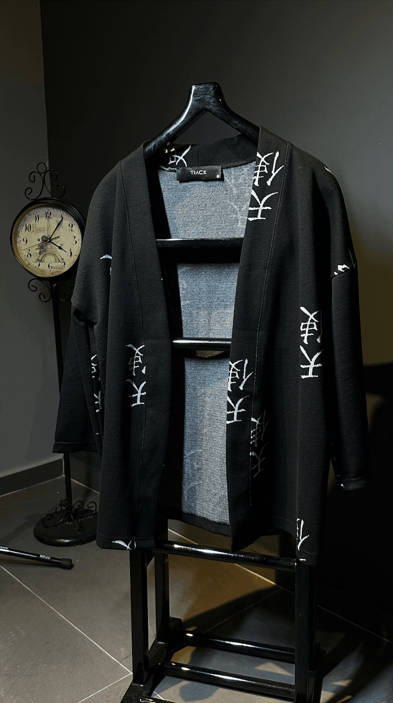 Oversize Tokyo Siyah Kimono