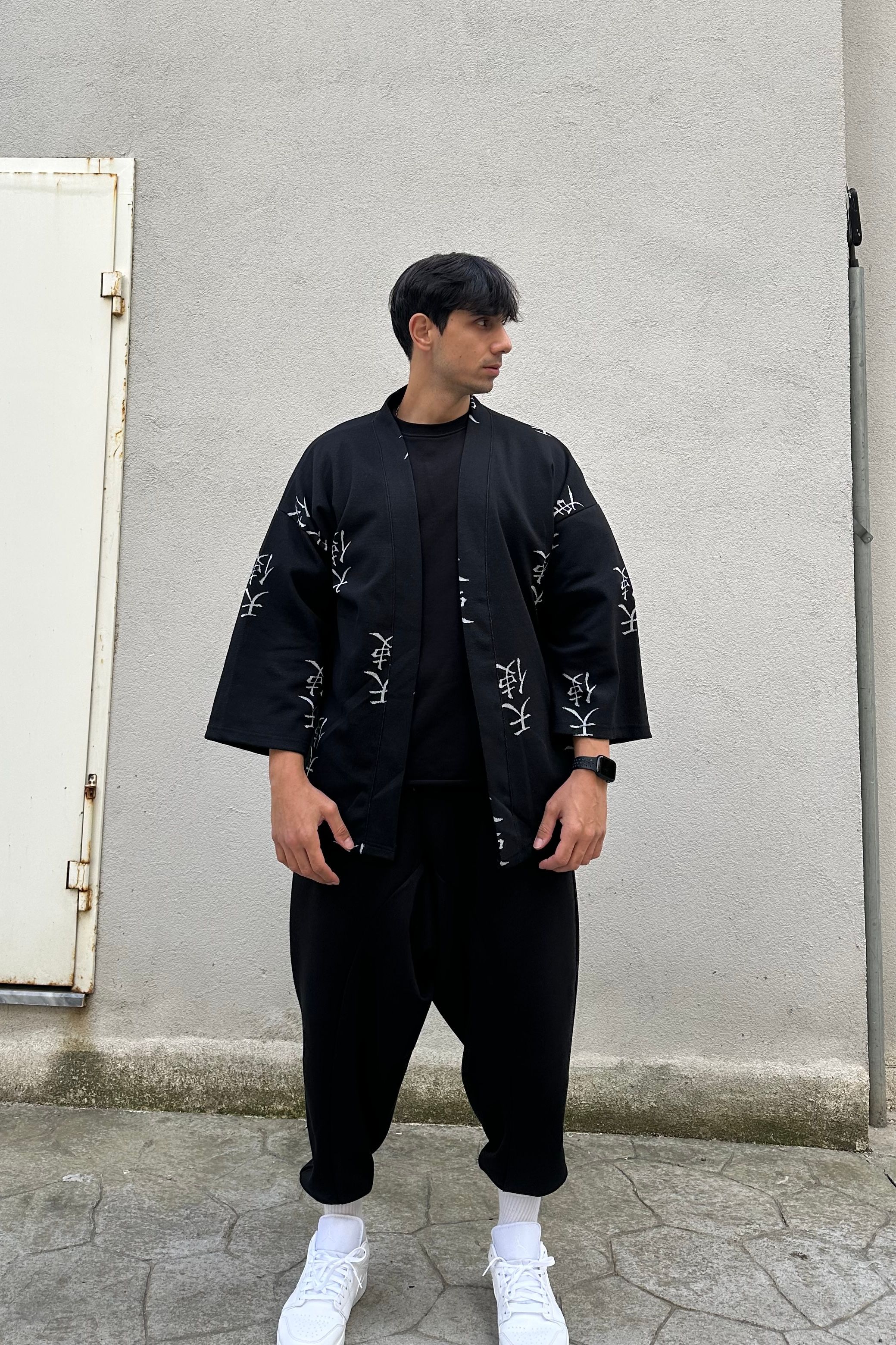 Oversize Tokyo Siyah Kimono