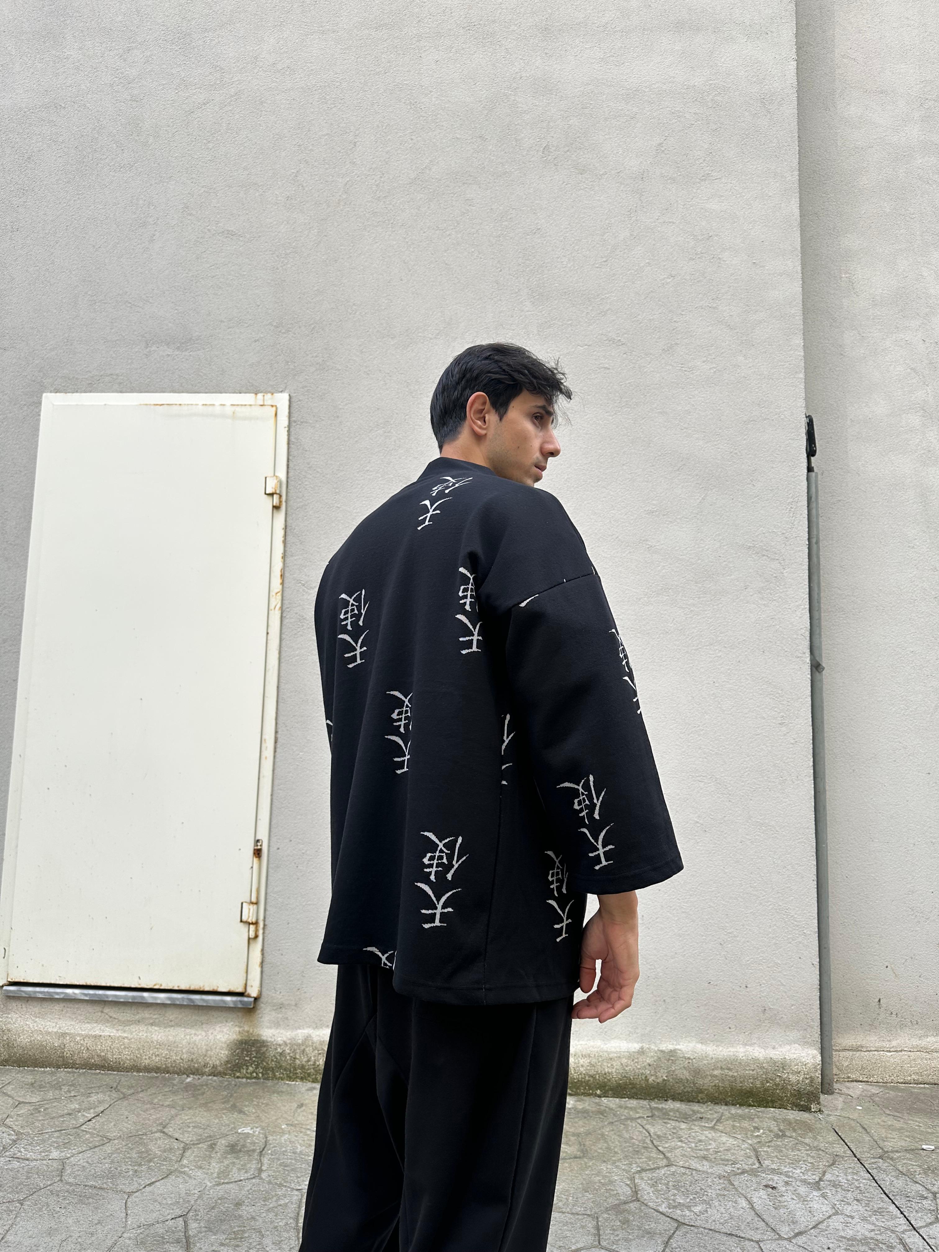 Oversize Tokyo Siyah Kimono