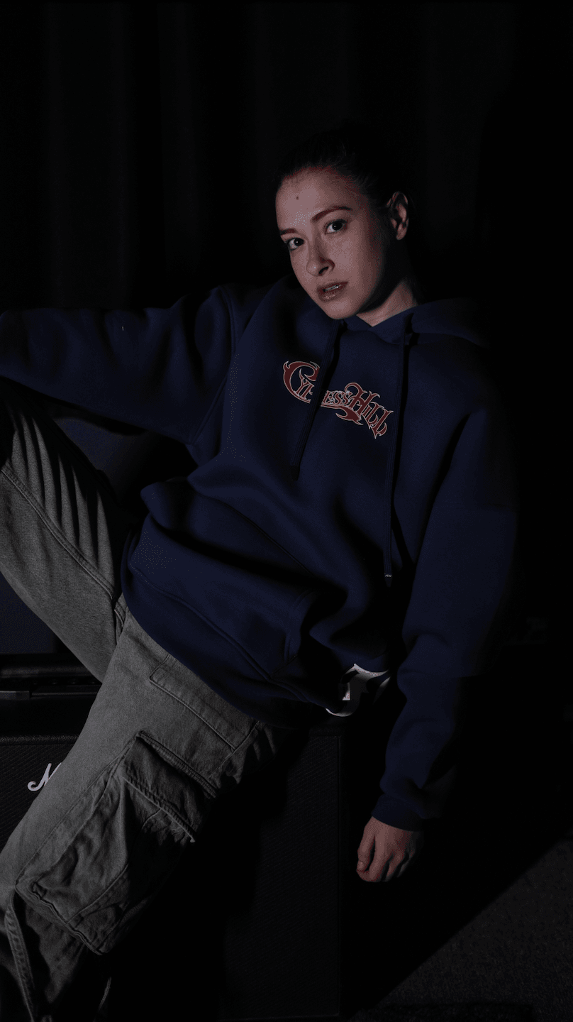 Oversize 'Cypress Hill' Baskılı Unisex Hoodie 