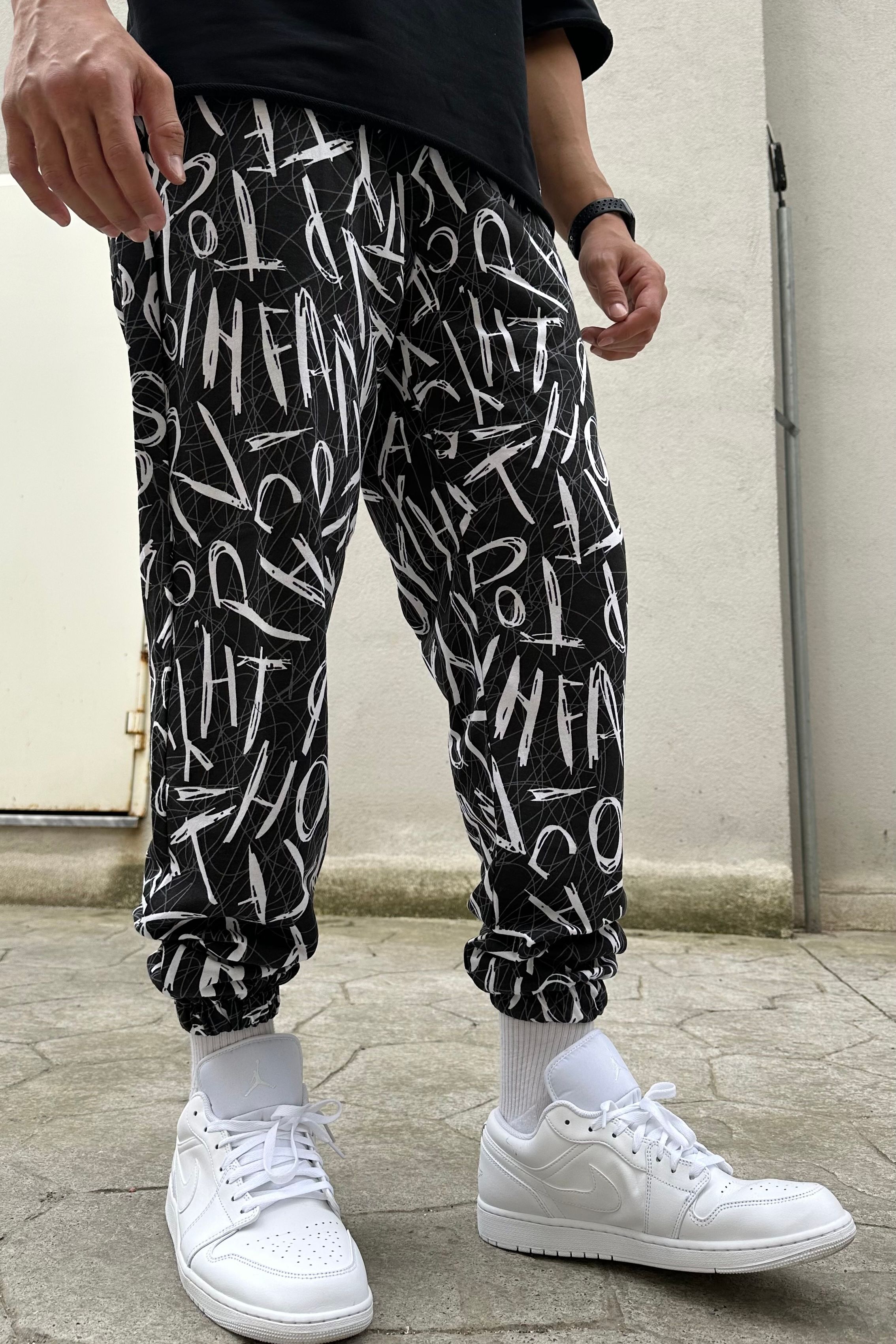 Unisex Bel ve Paça Lastikli Jogger Pantolon