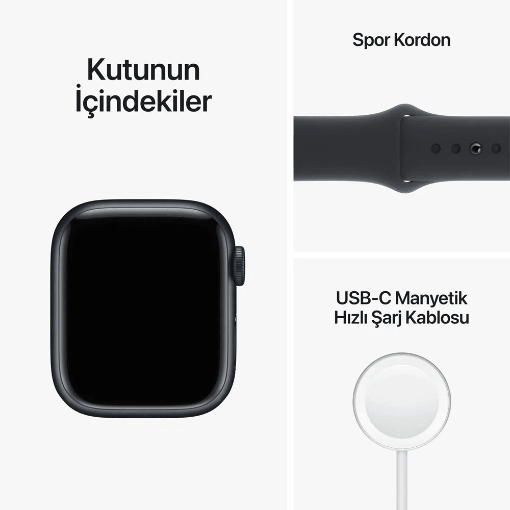 Yenilenmiş Apple Watch S8 GPS 45mm Mükemmel