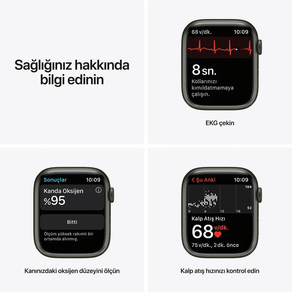 Yenilenmiş Apple Watch S7 45mm Çok İyi