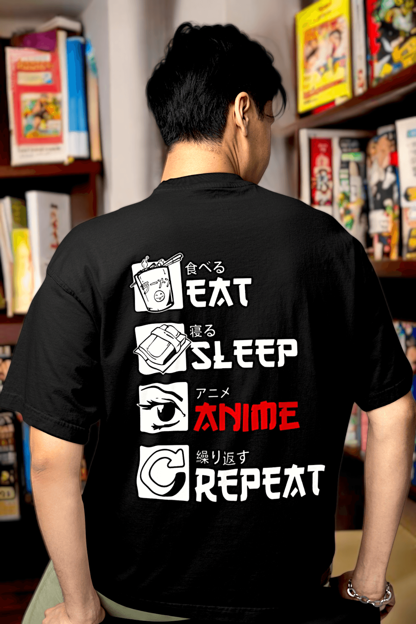 Eat Sleep Anime Repeat - Unisex