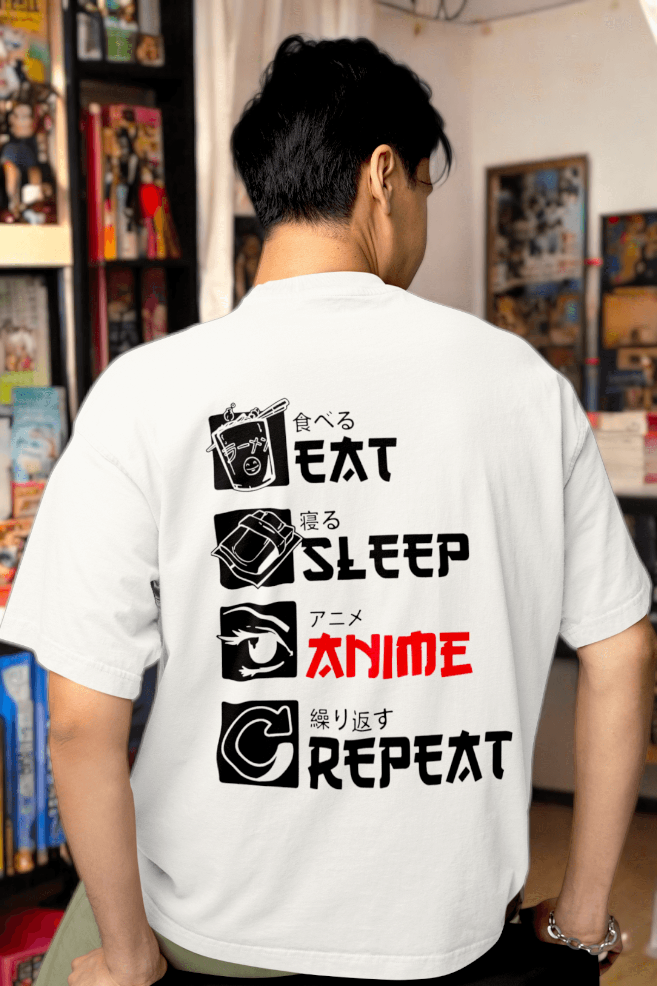 Eat Sleep Anime Repeat - Unisex