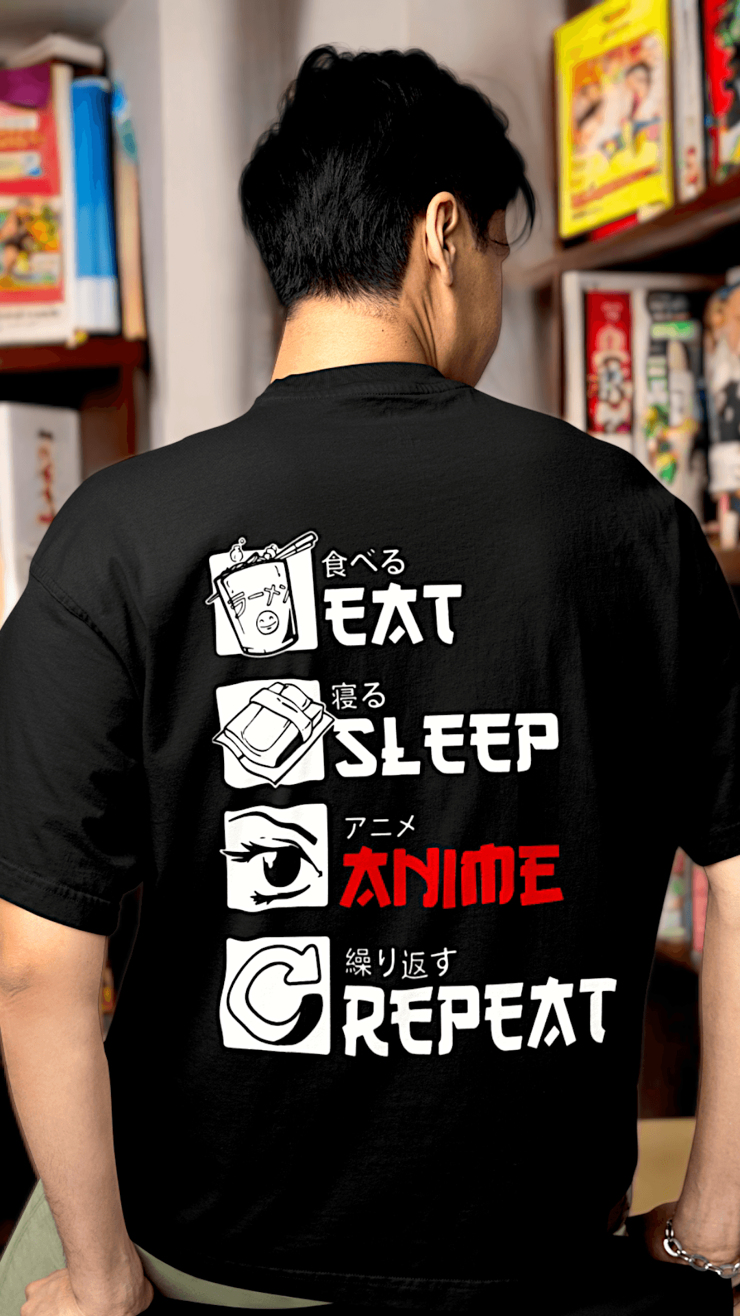 Eat Sleep Anime Repeat - Unisex