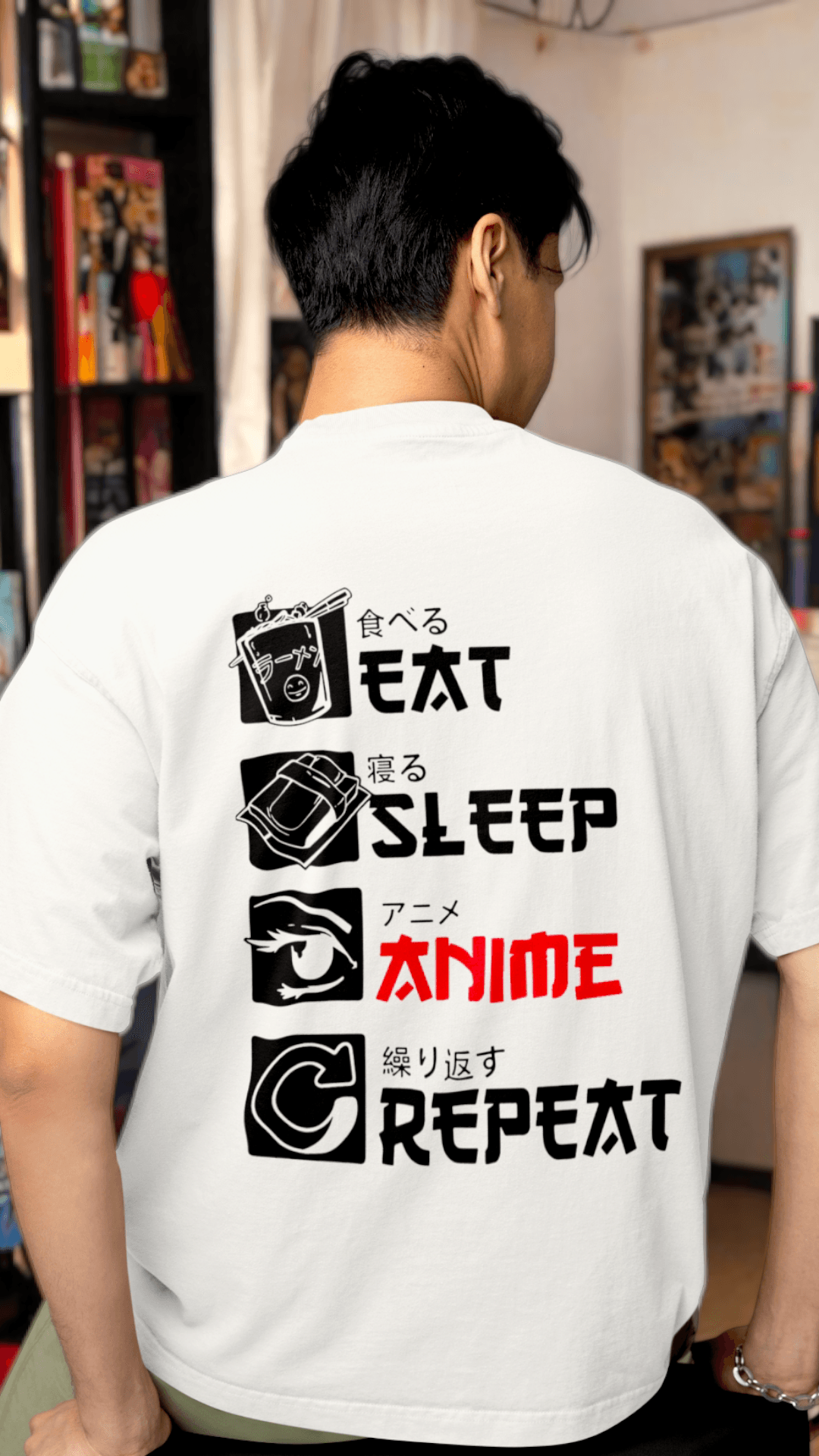 Eat Sleep Anime Repeat - Unisex