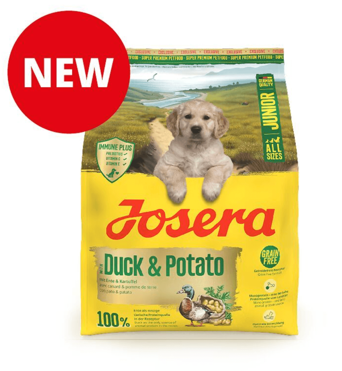 JOSERA A/S JUNİOR WİTH DUCK&POTATO 