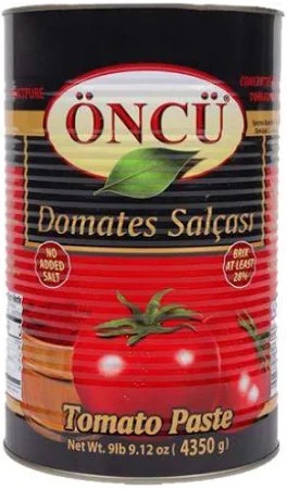 Öncü Teneke Kutu Domates Salçası 4350 gr
