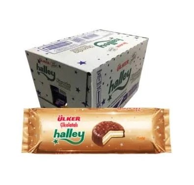 Ülker Halley Sandviç Bisküvi Çoklu Paket / 8'li / 240 Gr / 12 Paket