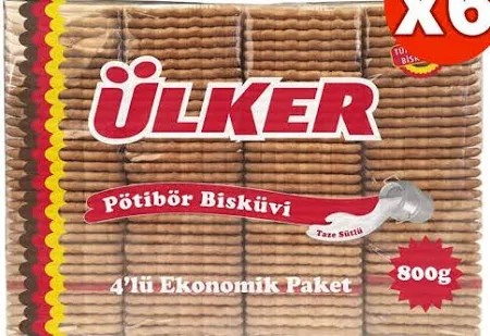 ulker Petibor Biskuvi 800 gr 6 Paket