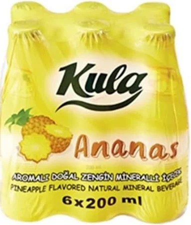 Kula Ananaslı Maden Sodası 24*200 Ml