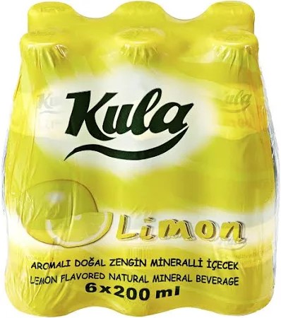 Kula Limon Aromalı Maden Suyu 200 Ml 24 adet