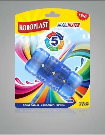 Koroplast Wc Blok Beyaz Sabun Kokulu 2'li