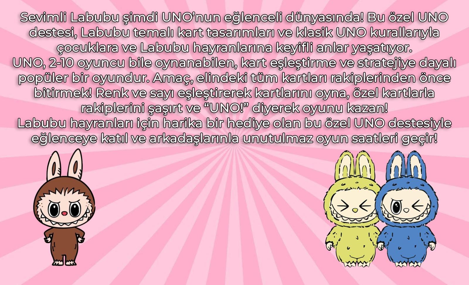 UNO LABUBU OYUN KARTI