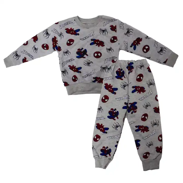 SPIDERMAN GRİ PİJAMA TK