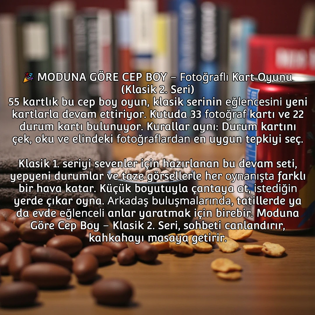 MODUNA GÖRE CEP BOY FOTOĞRAFLI KART OYUNU KLASİK 2. SERİ
