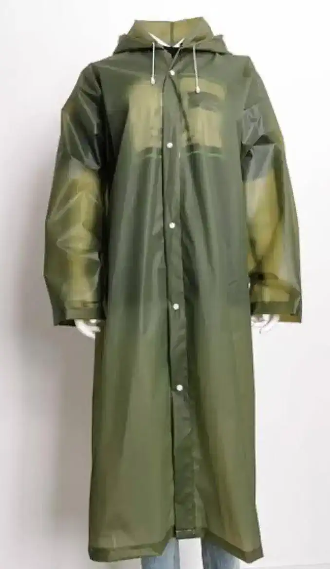 UNISEX YETİŞKİN YAĞMURLUK ONE SIZE - Yosun Yeşili