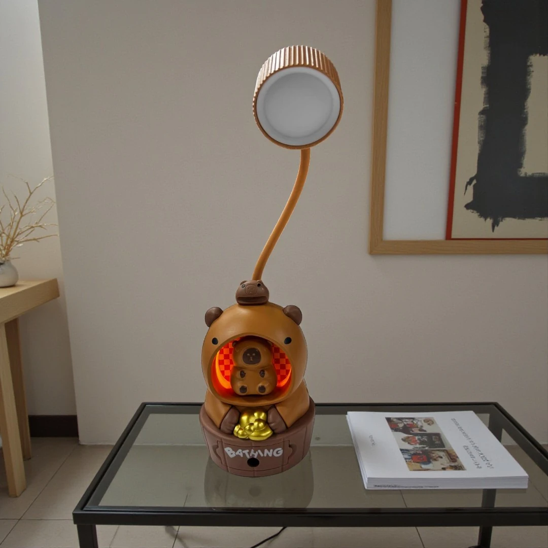 CAPYBARA DEKORATİF LED MASA LAMBASI (S)