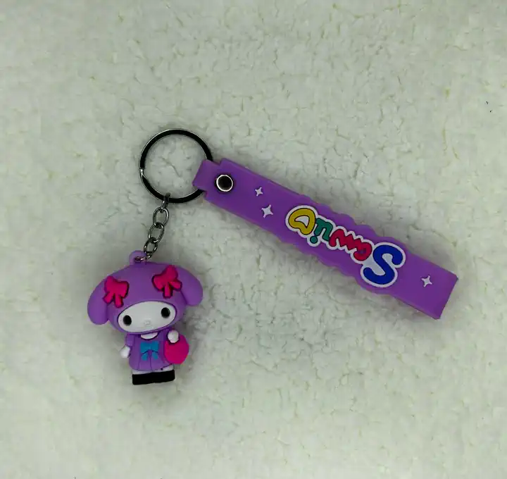 3D SİLİKON MY MELODY ANAHTARLIK