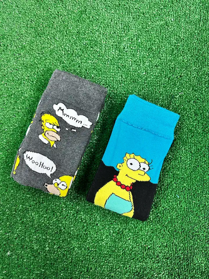 Homer ve Marge Çift Soket Çorap