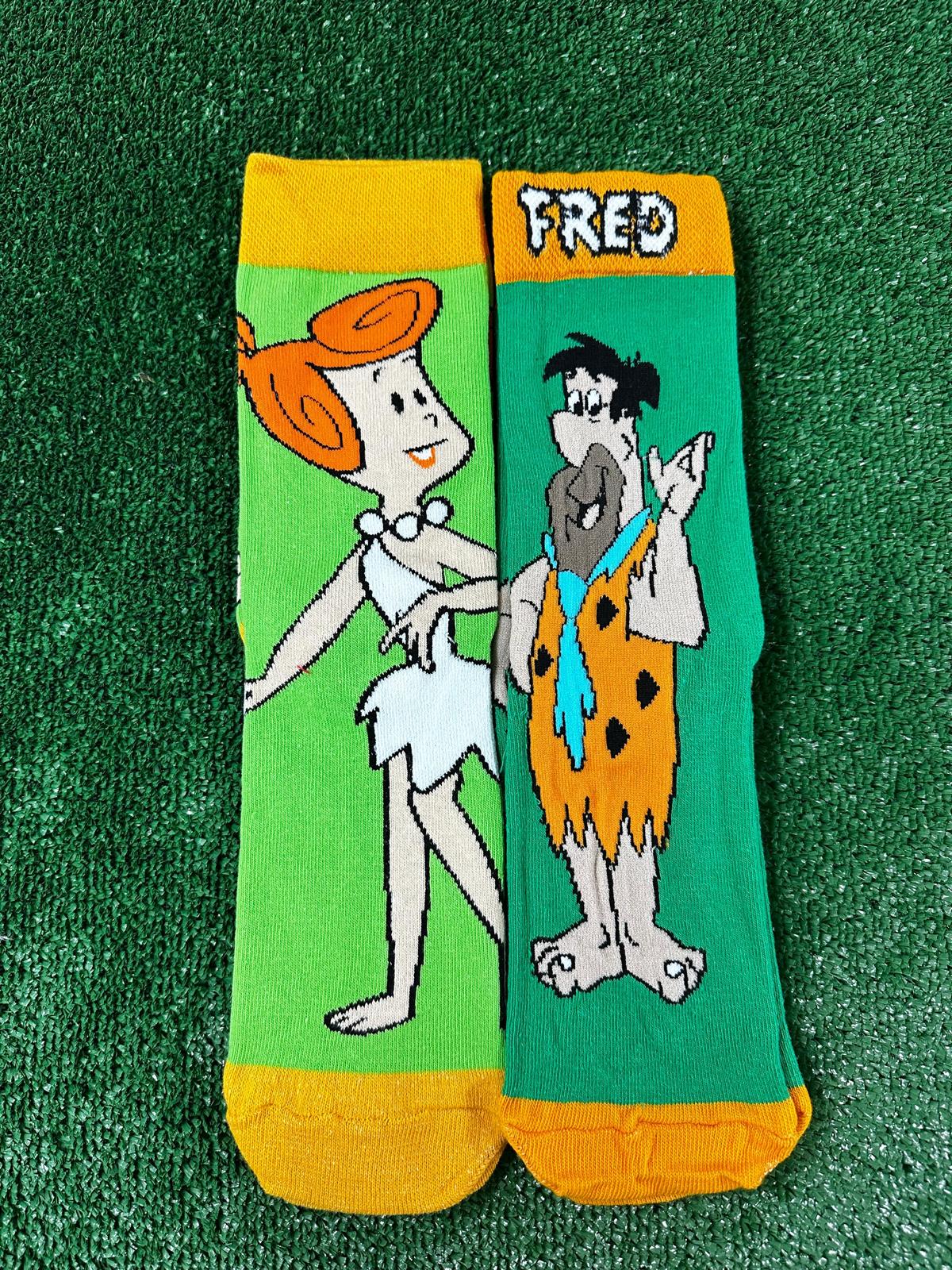 Fred ve Wilma Çift Soket Çorap