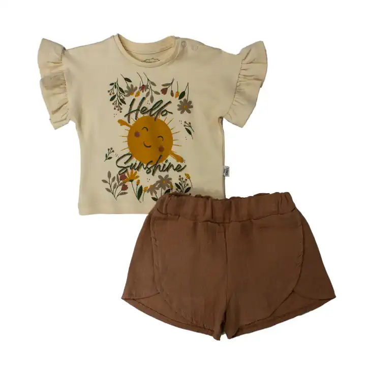 SUNSHINE KREM MÜSLİN 2 LI TAKIM