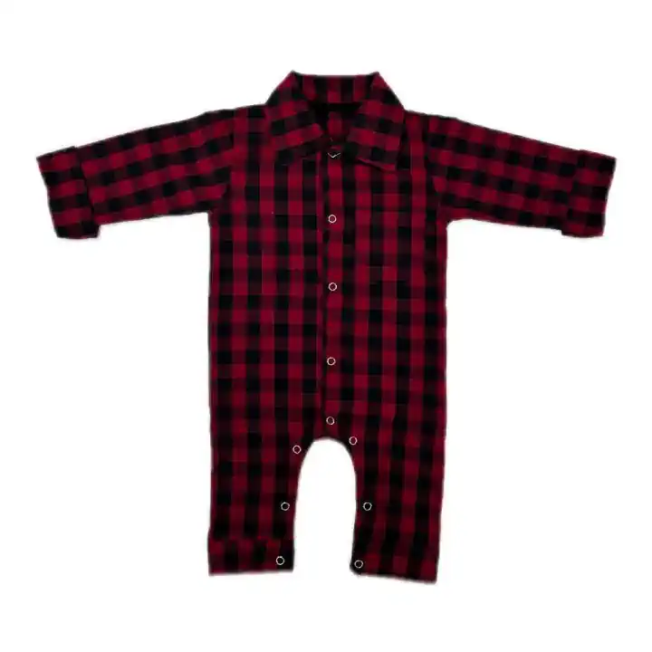 SİYAH KIRMIZI EKOSELİ UZUN KOL TULUM