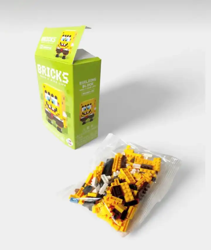 Sponge Bob Bricks 3D Puzzle Lego +14