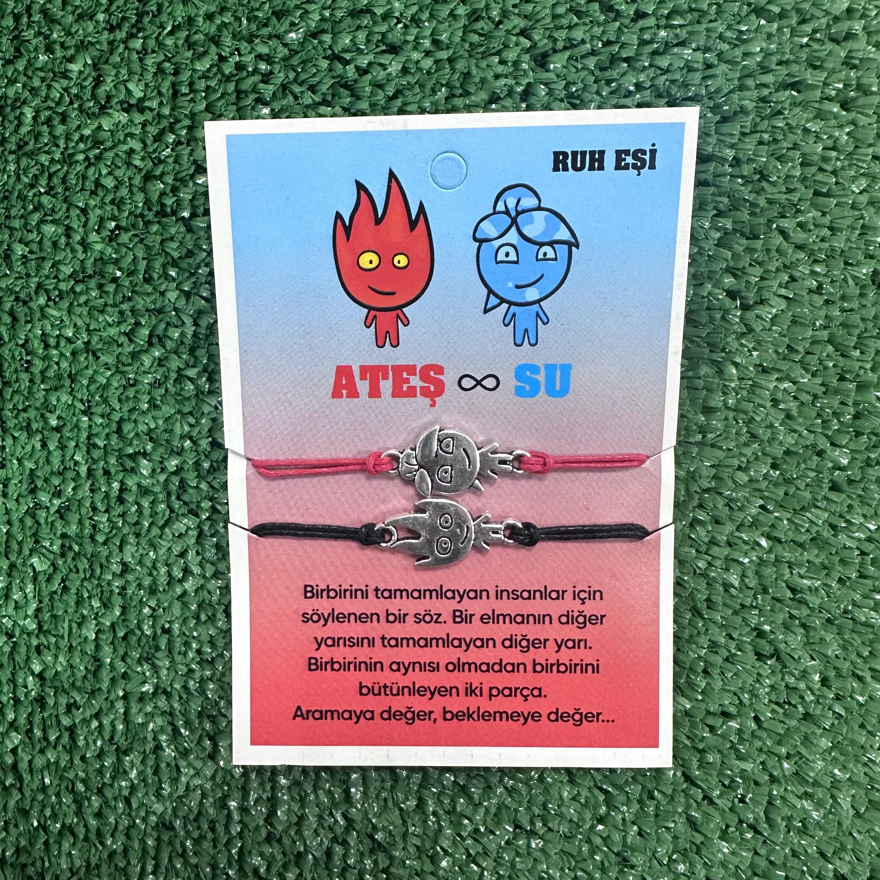 ATEŞ VE SU SEVGİLİ BİLEKLİĞİ