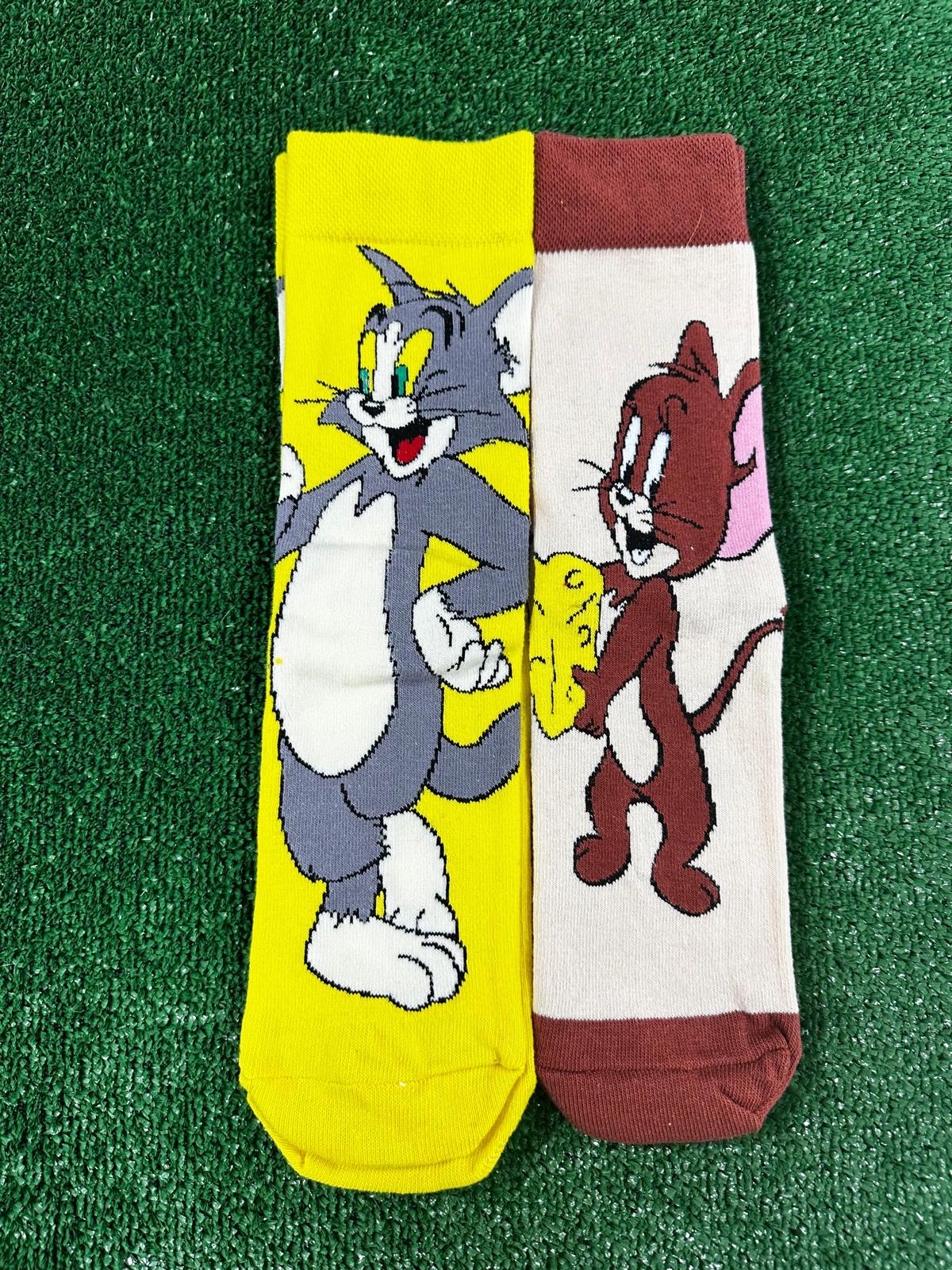 Tom ve Jerry 2 Çift Soket Çorap