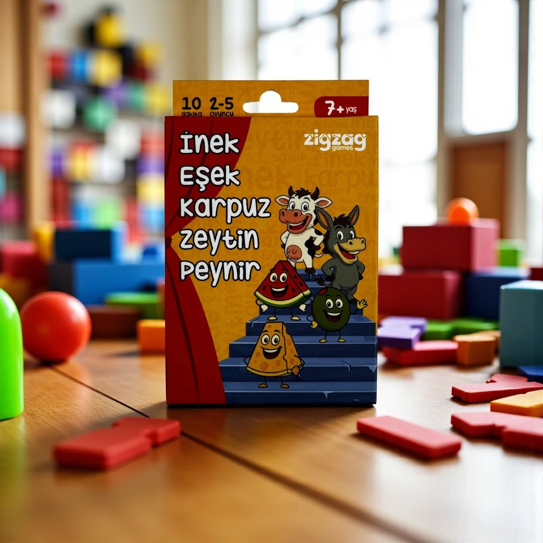 İNEK EŞEK KARPUZ ZEYTİN PEYNİR DİKKAT OYUNU