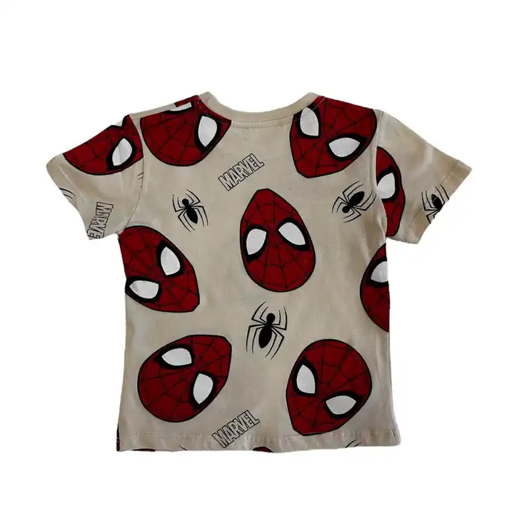 KREM SPIDER-MAN TİŞÖRT