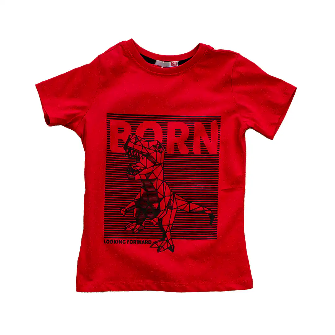 BORN ÇOCUK TİŞÖRT - Kırmızı