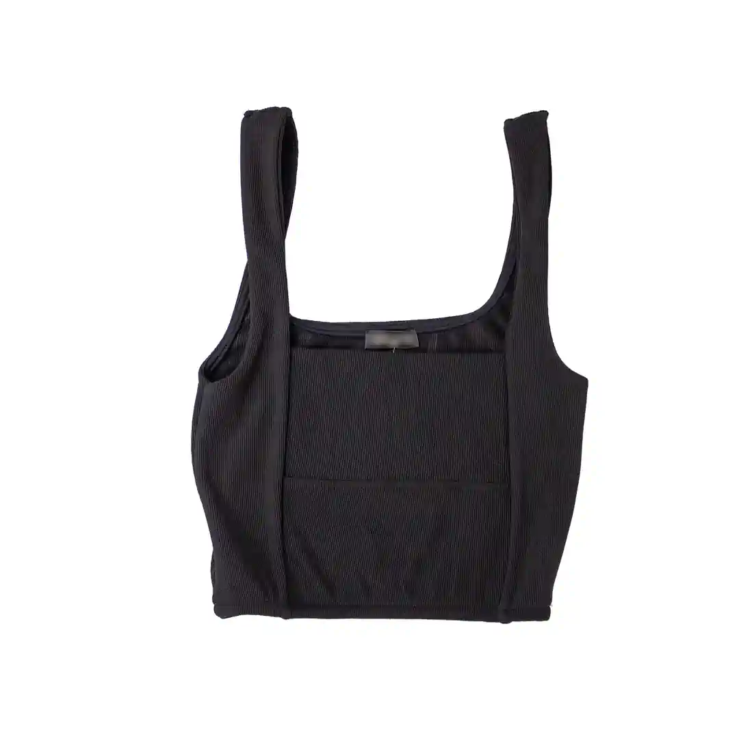 KADIN CROP - Siyah