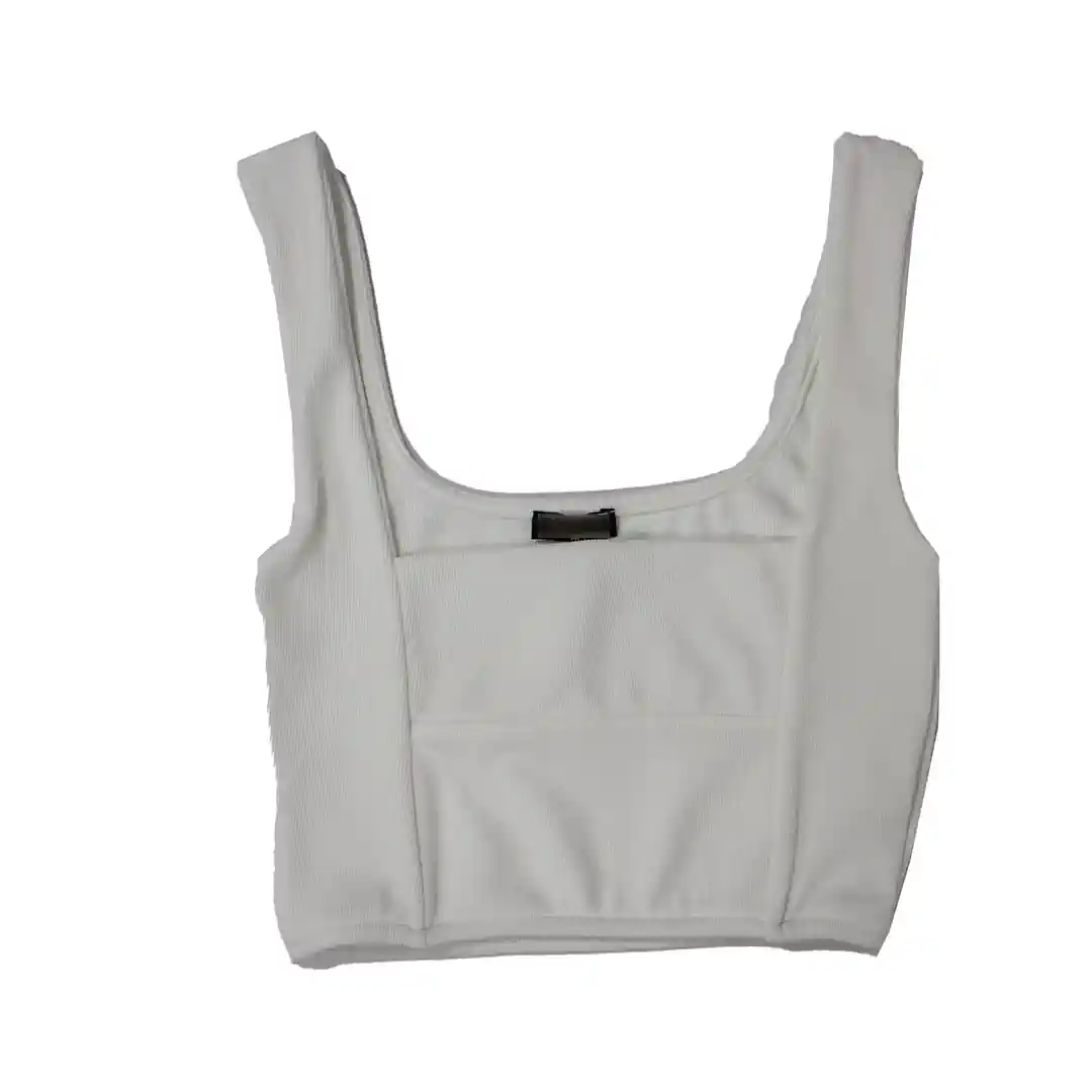 KADIN CROP - Beyaz