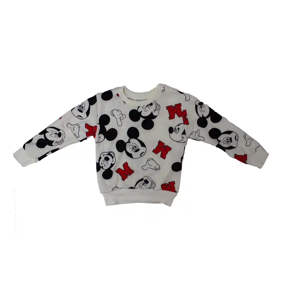 MICKEY MOUSE BEYAZ EŞOFMAN TK