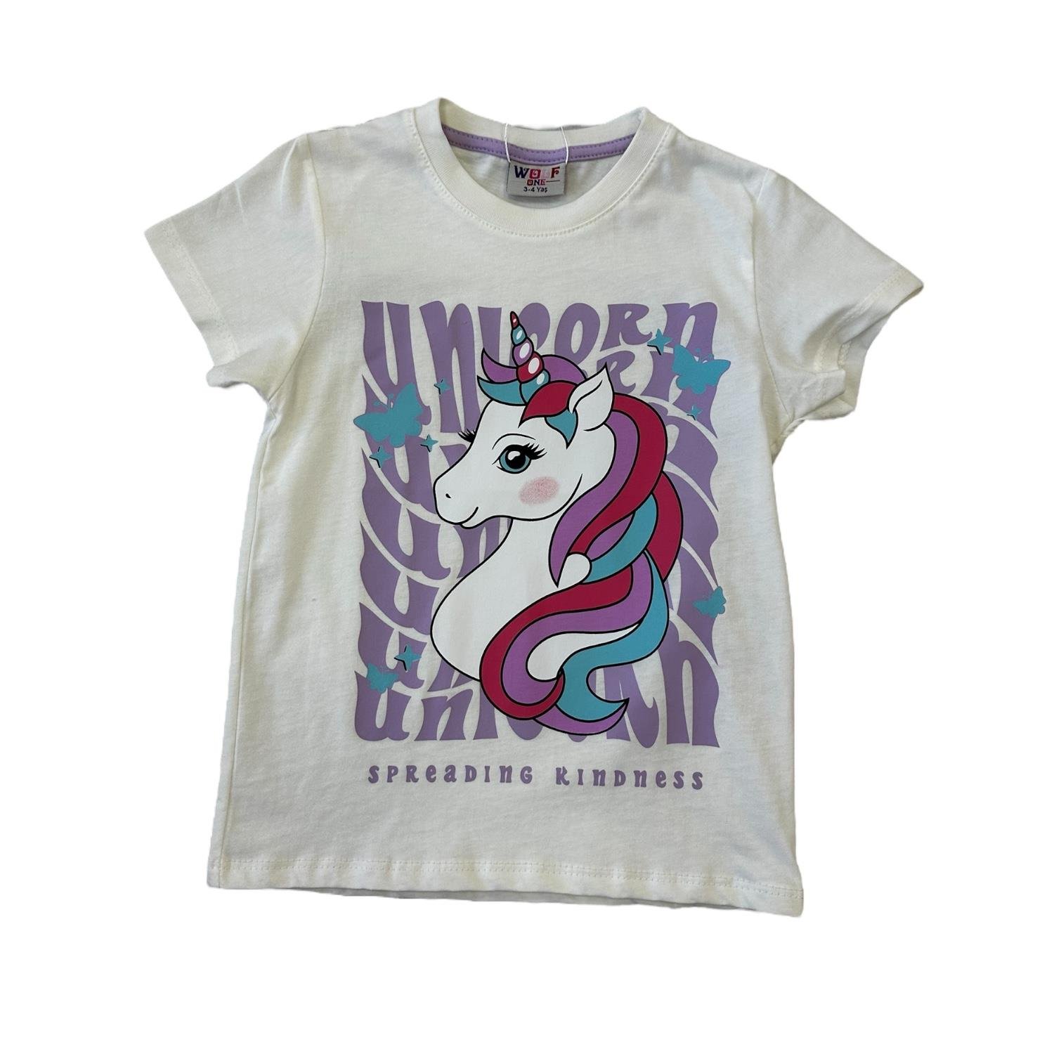 LİLA UNICORN ŞORTLU TAKIM