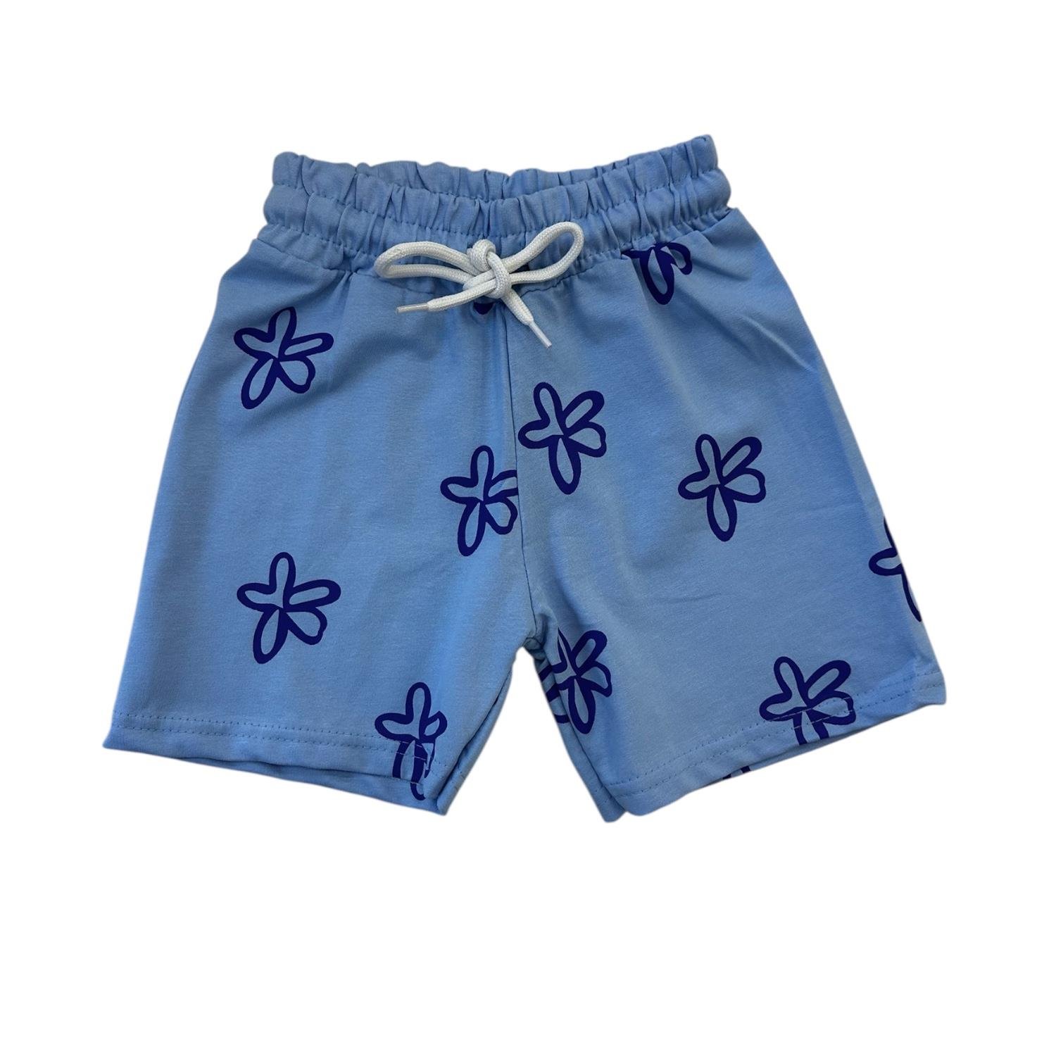 BEYAZ BLUEY ŞORTLU TAKIM