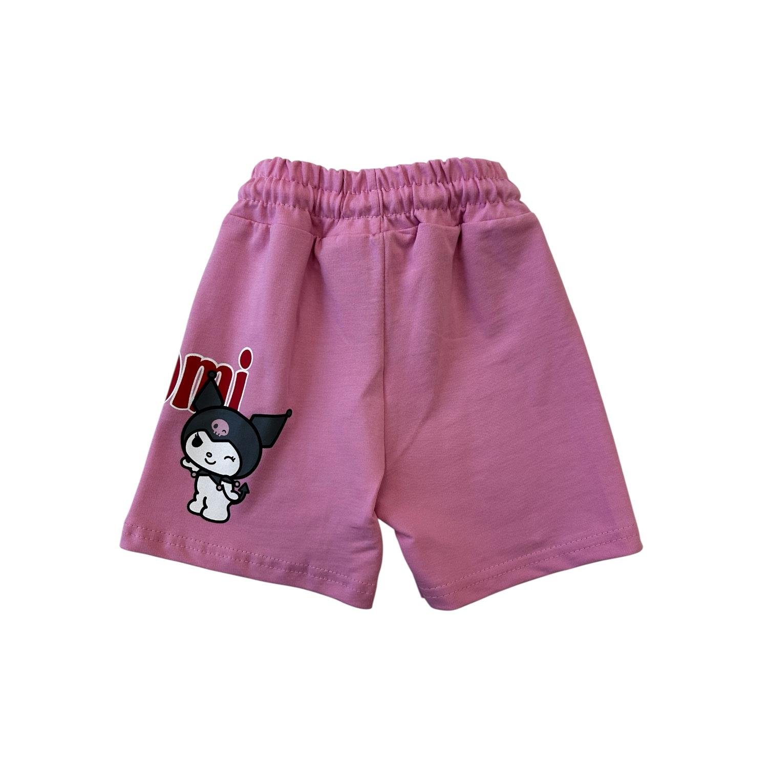 PEMBE KUROMI ŞORTLU TAKIM