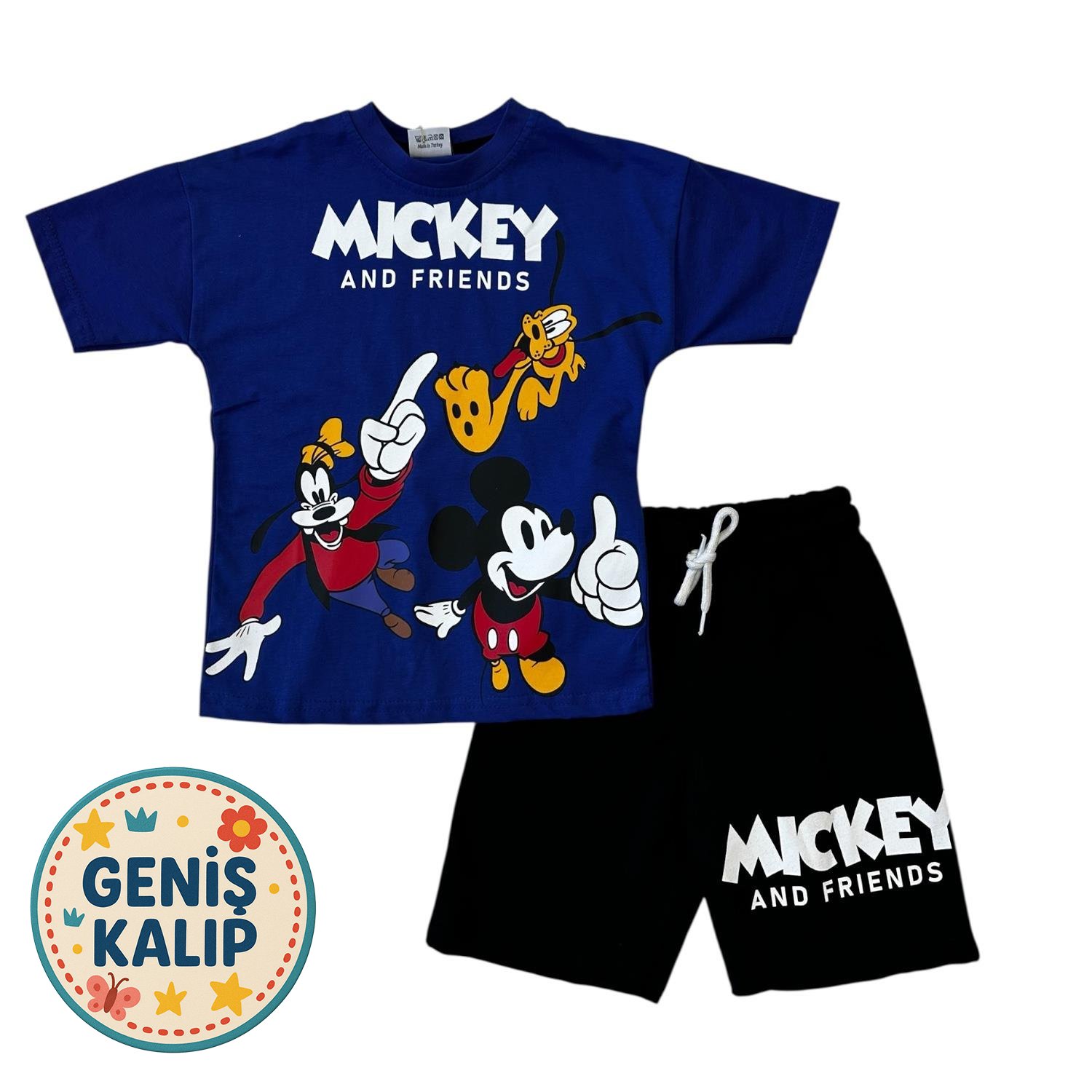 MAVİ MICKEY VE ARKADAŞLARI ŞORTLU TAKIM