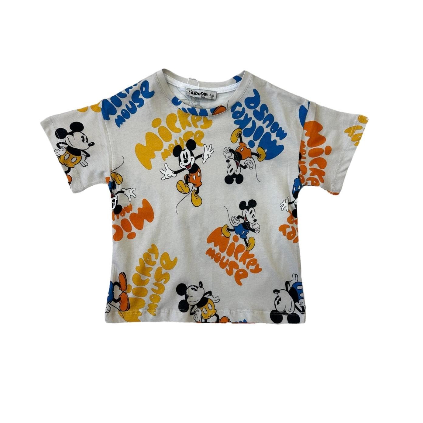 BEJ MICKEY MOUSE TİŞÖRT