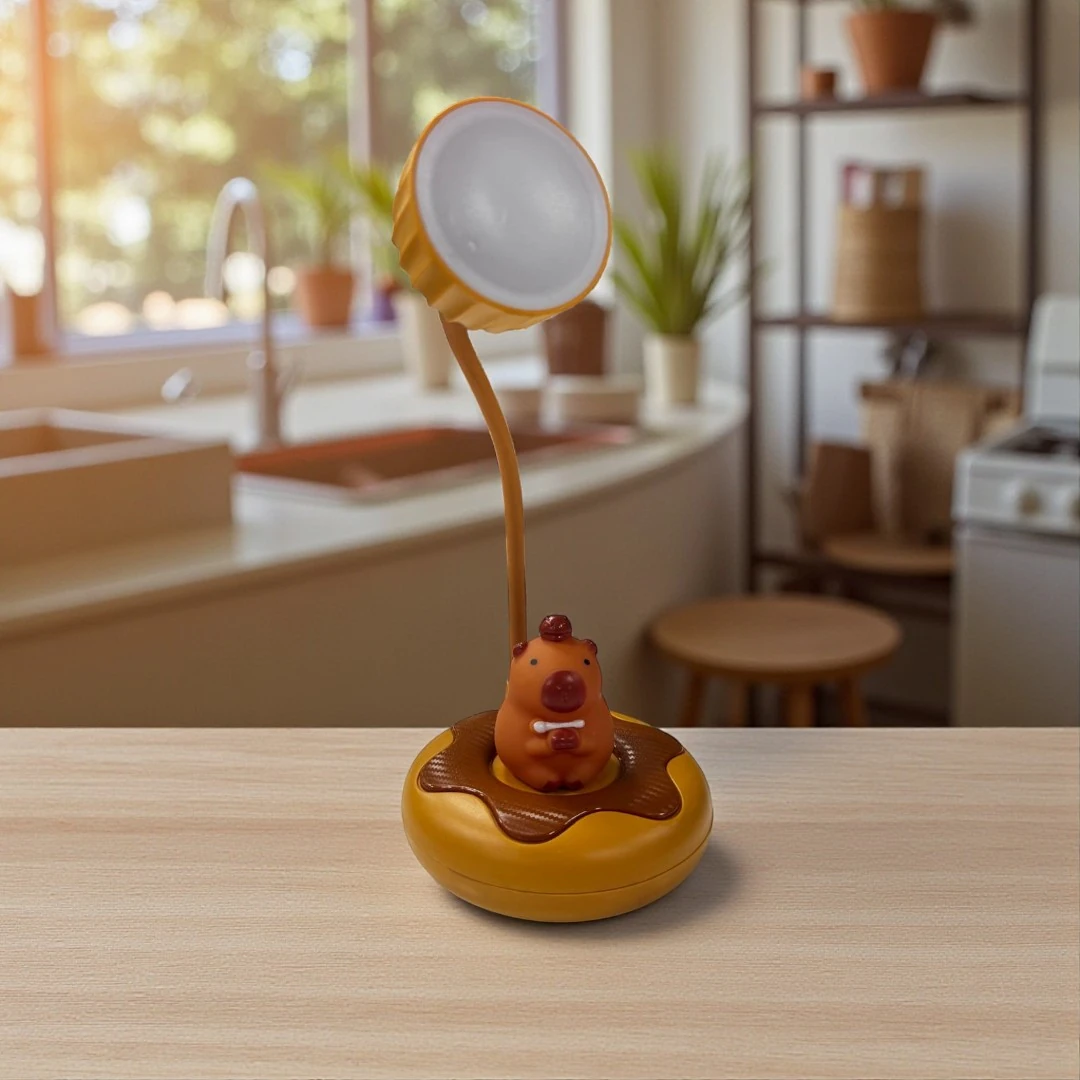 CAPYBARA DEKORATİF LED MASA LAMBASI (K)