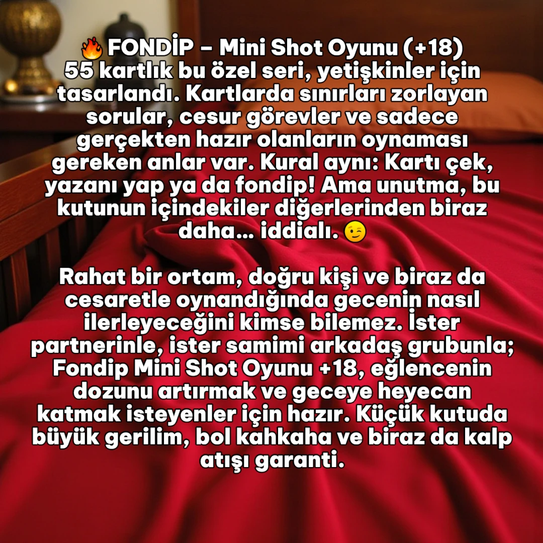 FONDİP MİNİ SHOT OYUNU +18