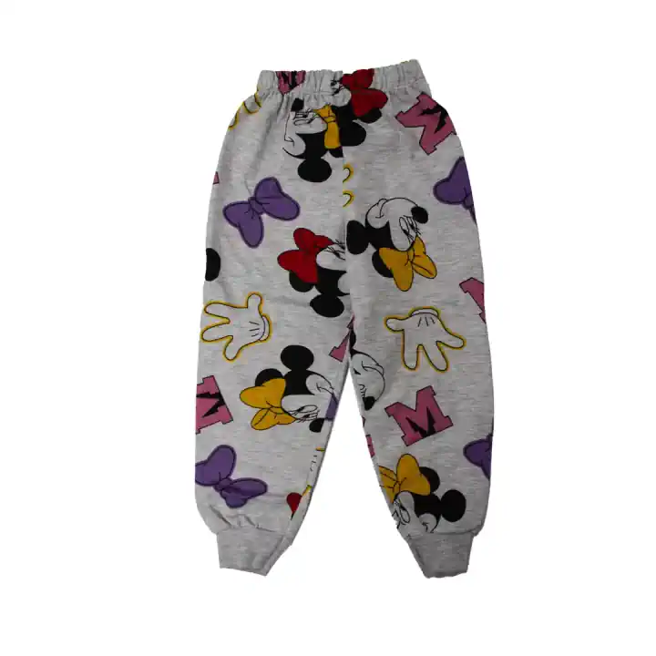 GRİ MINNIE MOUSE PİJAMA TK