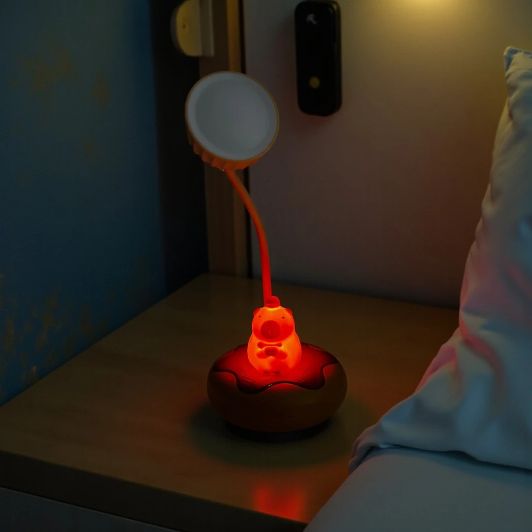 CAPYBARA DEKORATİF LED MASA LAMBASI (K)