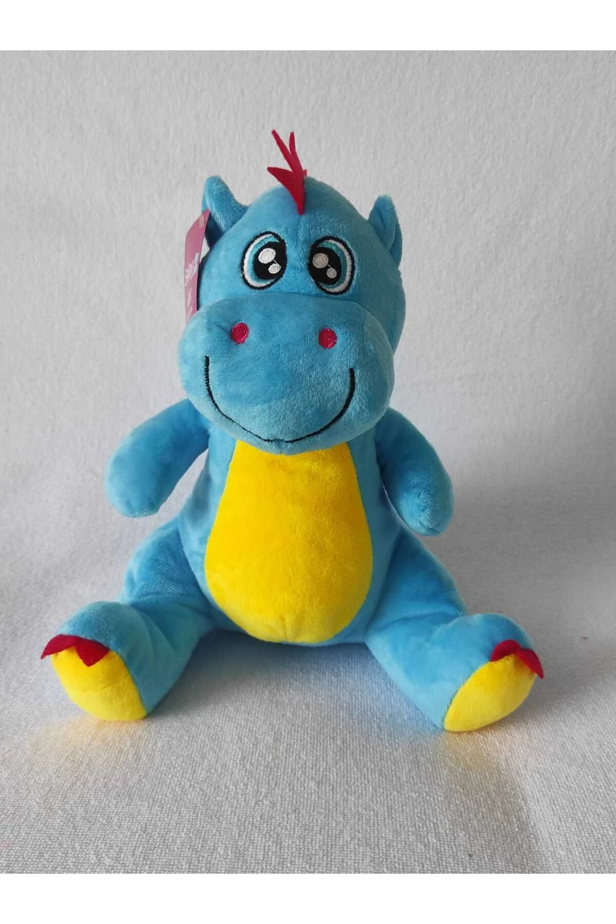 MAVİ SEVİMLİ PELUŞ DİNAZOR 25 CM