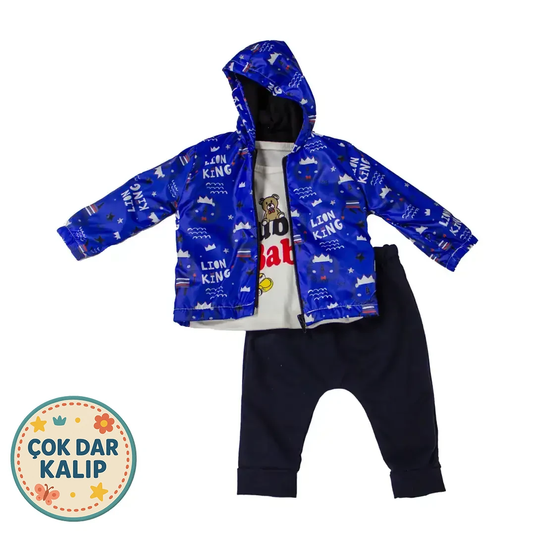 MAVİ LION KING YAĞMURLUK 3 LÜ TK.