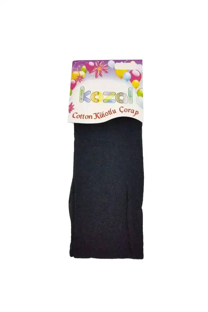 Cotton Külotlu Çorap - Siyah