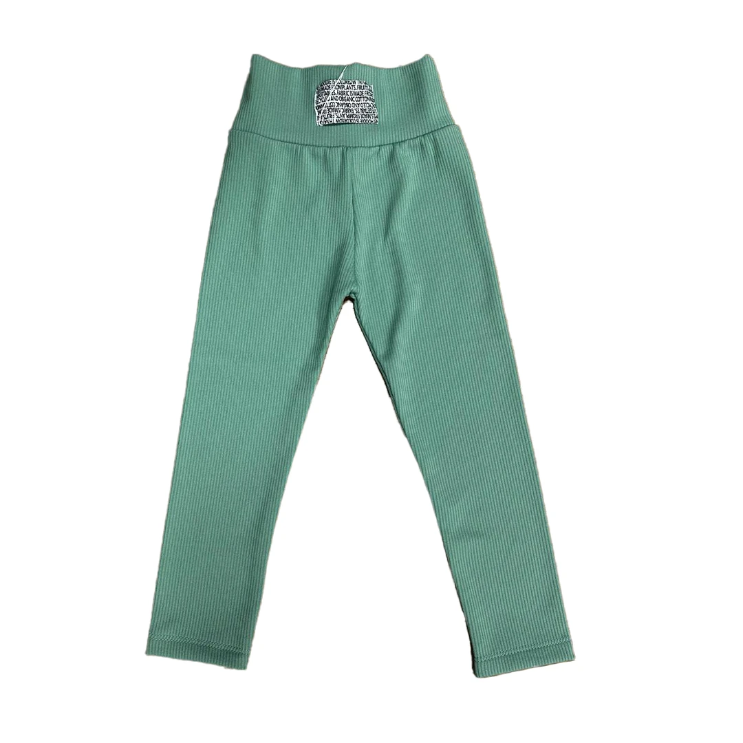 ŞARDONLU FİTİLLİ DÜZ TAYT - Yeşil